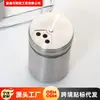 Botella de Acero Inoxidable para Condimentos de Cocina Doméstica con Recipiente Interior de Vidrio, Botella de Vidrio para Condimentos de Barbacoa, Botella de Vidrio para Condimentos de Pimienta