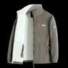 Elegante y funcional chaqueta de forro polar para exteriores para otoño e invierno, cálida y resistente al frío, nuevo diseño moderno, simple y versátil