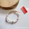 Pulsera trenzada de ocho hilos, Pulsera roja de cuatro hilos, Producto semiacabado, Se puede ensartar con cuentas, Pulsera del Año Zodiacal Pixiu