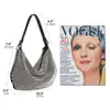 Popular transfronteriza moda europea y americana bolsa de diamantes bolso de hombro bolso de axila de diamantes bling