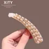 Nuevo Pasador de Perlas Estilo Coreano y Japonés para Mujer, Elegante Versión Coreana, Pinza Retorcida para el Pelo para la Parte Trasera de la Cabeza, Accesorio de Pelo Versátil de Moda