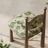 Silla de Comedor de Madera Maciza de Diseño Estilo Francés Vintage Lujo Ligero Gama Alta Creativa Wabi-Sabi para Comedor