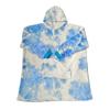 Pijama Flanela Tie-Dye Casa Casual Preguiçoso Roupas para Abraçar Pijama Aconchegante Espessado Quente Manga Longa Camisola Casual para Homens e Mulheres