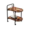 Mesa de centro pequeña, mesa auxiliar móvil para sofá de sala de estar, mesa pequeña para tomar té y trabajar, carrito pequeño para tienda de ropa, carrito de comedor, estante de almacenamiento