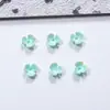 Decorações para Nail Art Flor de Três Pétalas Aurora 3D 6mm Flor Artificial Flor Seca Iridescente Acessórios para Unhas Materiais DIY Feitos à Mão
