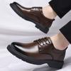 Zapatos de Piel para Hombre 2025 Otoño Casual Formal de Negocios Zapatos de Hombre Estilo Coreano Estilo Británico Zapatos de Piel para Novio Boda Dropshipping