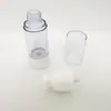 15ml 30ml 50ml Frasco a Vácuo Totalmente Plástico Frasco Borrifador para Amostra Cosmética Pronto para Venda