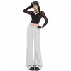 Laranja jovem # Calça jeans boca de sino estilosa e moderna para mulheres, cintura alta, corte justo, valoriza a silhueta, levanta o bumbum, versátil e chique