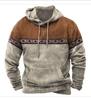 Comercio exterior nuevo transfronterizo Suéter de hombre estampado digital suéter de hombre moda deportiva urbana moderna hombre