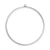 Anillo de Acero Inoxidable sin Orejas Monoaural Anillo de Hierro Tubo de Acero Danza Giratorio Anillos de Yoga Aéreo Anillo de Fitness Gimnasia Acrobática Anillo Antideslizante