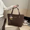 Bolso de Leopardo Estilo Perezoso de Principios de Primavera para Mujer 2026 Nuevo Bolso de Mano Retro Casual Bolso de Hombro Bolso Tote de Gran Capacidad para Viaje
