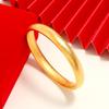 Pulsera de sutra de corazón con cara mate cerrada 8n transfronteriza entre Europa y Estados Unidos, joyería de moda, pulsera chapada en oro de cobre de alto sentido, al por mayor