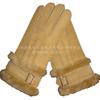 Guantes de Cuero Genuino con Piel Integrada y Lana Genuina para Hombre, Cálidos y Engrosados con Forro Polar para Ciclismo, Guantes de Piel de Cabra Engrosados para Invierno para Conducir