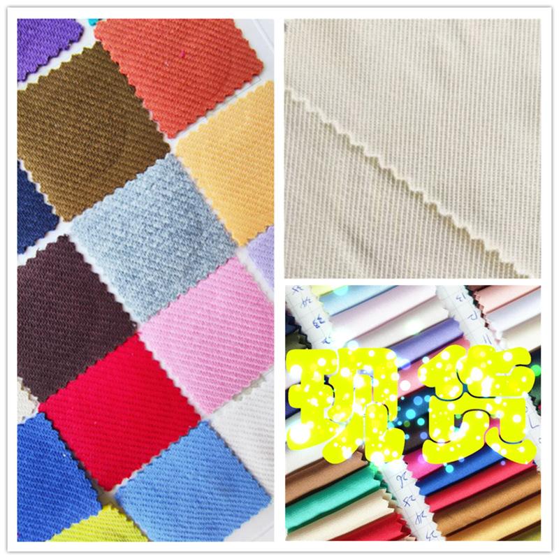 CVC斜纹针织布冰丝滑爽斜BSHS595生60棉40高弹丝1