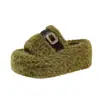 Pantuflas de algodón para aumentar la altura para uso en exteriores y en casa, bonitas de otoño e invierno, suela gruesa, moda para el hogar 2026, nuevas pantuflas de algodón cálidas para mujer