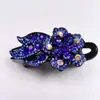 Novo Conjunto de Strass de Quatro Peças Elegante Grampo de Cabelo para Mãe Pegador Acessórios de Cabelo Estilo Coreano Presilha Média para Rabo de Cavalo Presilha de Tubarão