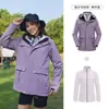 Jaqueta de alta qualidade urbana business casual feminina três em um masculina com parte removível outono e inverno Parker impermeável espessado