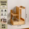 Prateleira de armazenamento simples para mesa com gavetas, prateleira de armazenamento multicamadas, prateleira de armazenamento de canto para mesa de escritório, estante multifuncional para mesa