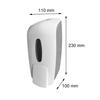 Dispensador de Sabão Manual Tipo Empurrador de Plástico Branco ABS Dispensador de Líquido Montado na Parede do Banheiro Esterilizador de Gel de Álcool