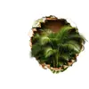 Xinuo PH_QTB692 Estilo Minimalista Planta Artificial Adesivo de Parede Autoadesivo Impermeável Decoração de Parede Adesivo Decorativo