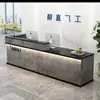 Balcão de caixa balcão de recepção balcão de recepção balcão de recepção de hospitalidade balcão de atendimento balcão simples moderno bar comercial