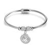 Europa y Estados Unidos joyería transfronteriza al por mayor moda acero inoxidable hueco árbol de la vida pulsera diamante imán pulsera de acero titanio