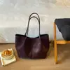 Bolso tote grande de capacidad, simple y elegante, para el trabajo y los desplazamientos, nuevo modelo 2026, acabado mate retro, bolso de hombro elegante y de alta calidad