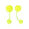 Anillo para el Ombligo Acrílico Luminoso Color Caramelo de Venta Caliente Transfronterizo Sexy Perforación Corporal del Vientre Uña para el Ombligo