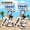 Original Genuino Serie Sports Panda Llavero Muñeco Pareja Lindo Colgante Mochila Dibujos Animados Pequeño Regalo Venta al por Mayor