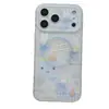 Suporte magnético de coelho azul fofo, compatível com capas de celular magnéticas 18 Pro Max, também adequado para Apple 16 Pro e 17 Pro (design de camada dupla)