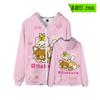 Sudadera con capucha y cremallera para hombre y mujer, informal, con estampado perimetral de oso Komatsu, de Amazon, transfronteriza