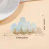 Accesorios al por mayor: Pinzas para el Cabello Súper Dulces y de Alta Gama con Forma de Ola, Elegantes Pinzas de Tiburón para Peinados Recogidos en la Parte Trasera de la Cabeza, Pasadores, Accesorios para el Cabello para Mujer
