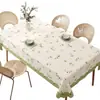 Toalha de mesa fresca e simples, à prova d'água e de óleo, não precisa lavar, novo modelo 2025, toalha de mesa retangular para jantar estilo ins, pano de cobertura atmosférico