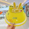 Chapéu Chanel Estilo Verão Menina Bonito Protetor Solar Chapéu Vazio Top Guarda-sol Chapéu Meninos 'Bebê Cartoon Chapéu de Sol