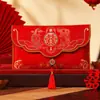 Envelopes Vermelhos de Casamento, Lembrancinhas de Casamento, Palavras de Agradecimento Únicas, Envelopes Vermelhos de Tecido, Envelopes Vermelhos, Envelopes Vermelhos de Casamento para Ano Novo e Eventos Felizes