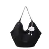 Bolsa de Ombro Versátil Popular de Grande Capacidade para Mulheres Início do Outono Simples Retrô Fosca para o Dia a Dia