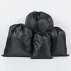 Bolsa de Almacenamiento de Viaje Impermeable de Nailon Portátil Bolsa con Cordón Organizador de Calcetines Ropa Ropa Bolsa de Tela para Salida Sub-empaque