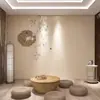 Papel de parede de flores e pássaros estilo chinês Centro de Saúde estilo chinês Sala de Chá restaurante fundo estilo antigo sala de guzheng papel de parede para fotos Hanfu
