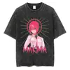 Camiseta Vintage Hip Hop Streetwear Harajuku Anime Japonés Algodón