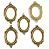 Accesorios de Joyería de Aleación DIY Diámetro Interior 40*30mm Piedra de Tiempo Corte Ovalado Base Base Colgante C97