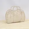 Cesta Portátil para Artículos de Tocador, Cesta Versátil Hueca para Compras y Snacks, Cesta de Baño Plegable Portátil Grande, Cesta Portátil para Frutas