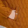 Jaqueta estilosa com capuz para mulheres de meia-idade e idosas, adequada para primavera e outono, uso casual, plus size, peça externa curta e grossa