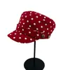 Sombrero Retro de Lunares de Nicho 2026 Ecuestre para Mujer, Moda Coreana, Sombrilla Artística, Adelgazante Facial, Sombrero de Artista Versátil