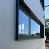 Marco de Ventana de Aleación de Aluminio de una Pieza Balcón Minimalista Marco Metálico Ventana Fabricante Juego Completo de Ventanas