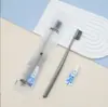 Protector de Cepillo de Dientes Transparente Sencillo para Gatito Estuche de Viaje Portátil a Prueba de Polvo Caja de Almacenamiento para Llevar en Mano para Estudiantes con Brackets