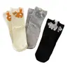 Calcetines de Media Pantorrilla para Mujer con Diseño Original de Huevo Gato de Dibujos Animados, Originales y Modernos, Adecuados para Primavera y Otoño, Lindos Calcetines Largos Versátiles de Animales