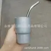 Vaso Mini para Sublimación de Licores de 3 oz Calcomanía de Agua Concentrada Italiana Taza de Café Estampado de Leopardo Vaso de Color Caramelo de Acero Inoxidable