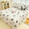 Juego de cama de dibujos animados de una pieza 1.5m modelo nuevo para dormitorio de estudiante, funda nórdica y funda de almohada cepilladas de una pieza, juego de tres piezas, no es algodón puro
