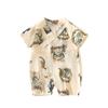 Ropa de Body de Manga Corta de Verano para Bebé Ropa de Gasa Ultrafina de Algodón Puro Harper para Bebé Ropa para Aire Acondicionado para Niños Ropa para Gatear para Recién Nacido