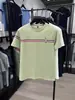 Camiseta de Manga Corta para Hombre Estilo Coreano Nuevo de Verano con Bordado de Pony, Top Cómodo a Rayas Estilo Old Money para Hombre Venta al por Mayor